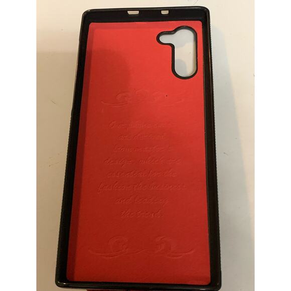 Samsung Galaxy Note 10 Wallet Phone Case Red With Strap - Picture 2 of 8